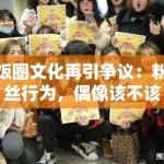 饭圈文化再引争议：粉丝行为，偶像该不该买单？