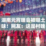 湖南元宵晚会被嘲土味！网友：这是村晚吧？